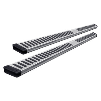 Lund® - 5" Summit Ridge 2.0 Cab Length Polished Rectangular Running Boards