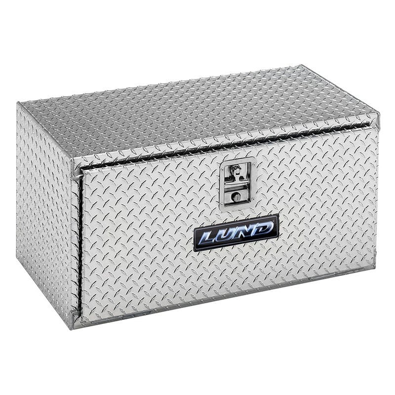 lund boost box Lund 76134T 21-Inch Trailer Tongue Box, Black Aluminum-76134T
