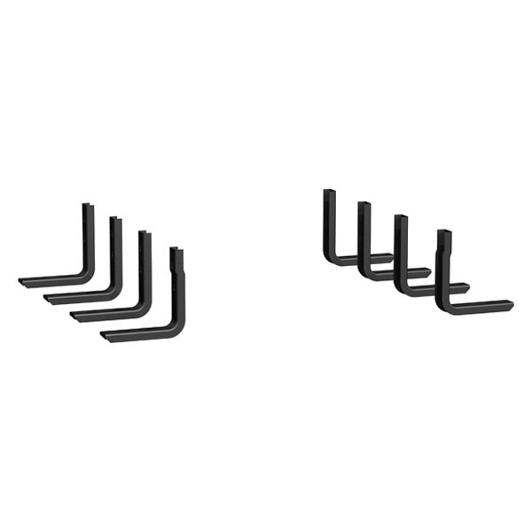 Luverne® - Grip Step™ and Regal 7™ Step Boards Black Mounting Brackets