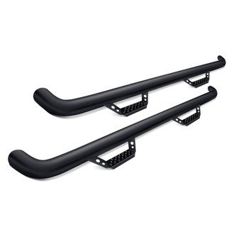 Luverne® - 3" Baja™ Series Cab Length Black Round Side Steps