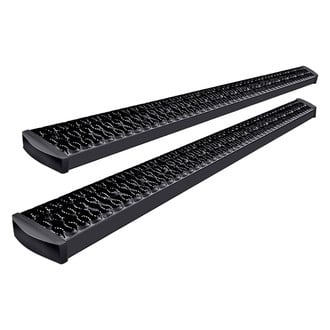 Luverne® - 7" Grip Step™ Cab Length Black Step Boards