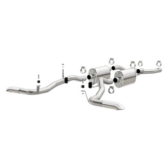 MagnaFlow® - MagnaFlow Series™ Stainless Steel Crossmember-Back Exhaust System with Split Side Exit