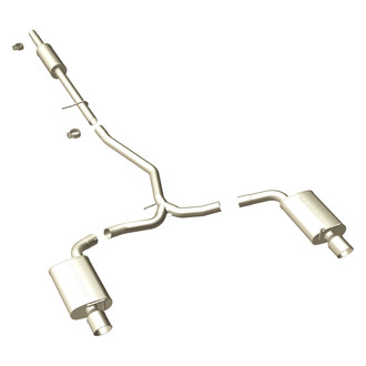 MagnaFlow® - MagnaFlow Series™ Stainless Steel Cat-Back Exhaust System with Split Rear Exit