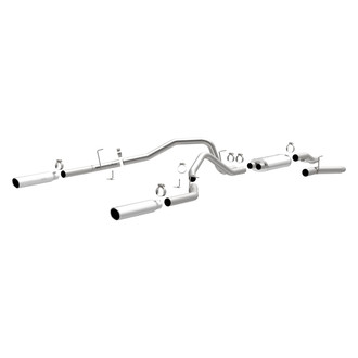 MagnaFlow® - MagnaFlow Series™ Stainless Steel Cat-Back Exhaust System with Split Rear Exit