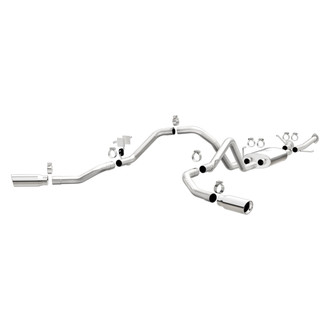 MagnaFlow® - MagnaFlow Series™ Stainless Steel Cat-Back Exhaust System with Split Side Exit