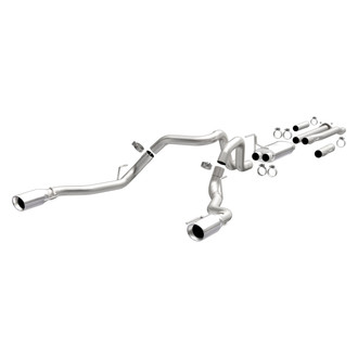 MagnaFlow® - MagnaFlow Series™ Stainless Steel Cat-Back Exhaust System with Split Rear Exit