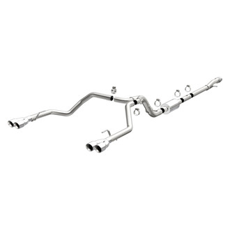 MagnaFlow® - MagnaFlow Series™ Stainless Steel Cat-Back Exhaust System with Quad Rear Exit