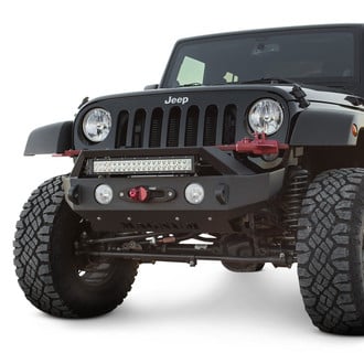 Magnum RT® - Stubby Front Winch HD Bumper with RT-Series Light Bar
