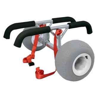 Malone® - TraverseHD-S Bunk Style Heavy Duty Canoe/Kayak Cart with balloon beach tires