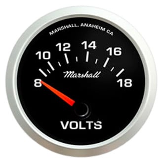 Marshall Instruments® - Comp II LED Series 2-1/16" Voltmeters, 8-18 V