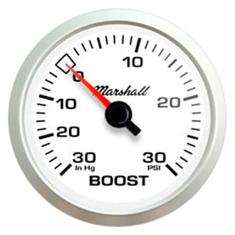 Marshall Instruments® - Comp II LED Series 2-1/16" Mechanical Vacuum/Boost Gauge, 30InHg/30 PSI