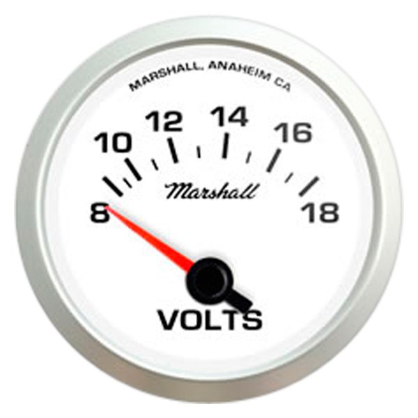 Marshall Instruments® - Comp II LED Series 2-1/16" Voltmeter, 8-18 V