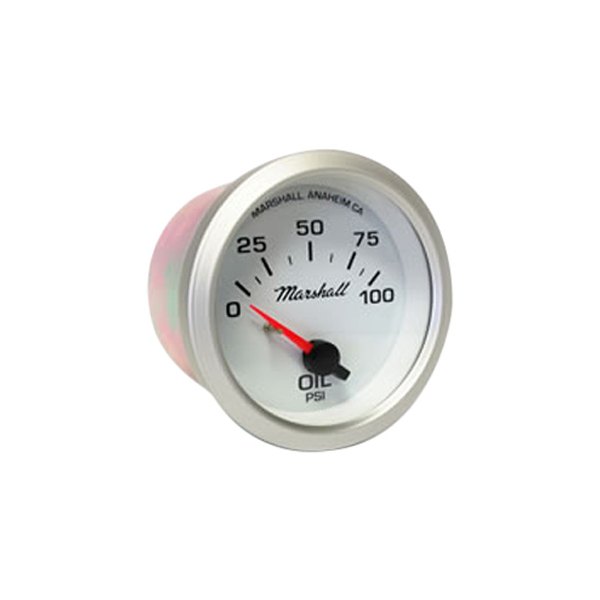 Marshall Instruments® - Comp II LED Series 2-1/16" Oil Pressure Gauge, 0-100 PSI