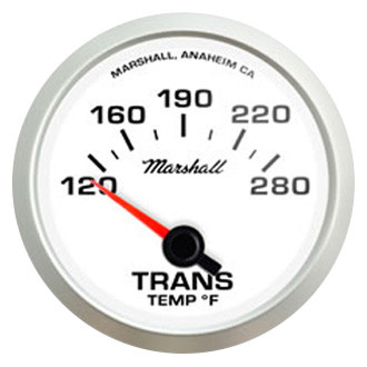 Marshall Instruments® 2237 - Comp II LED Series 2-1/16" Transmission Temperature Gauge, 120-280 F