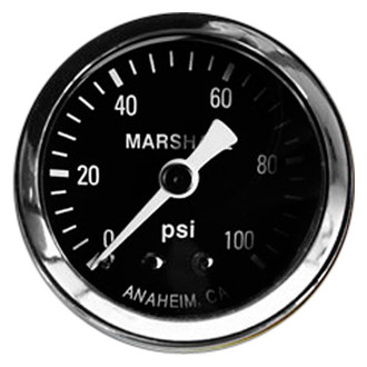 Marshall Instruments® - Mechanical Pressure Gauge, 100 PSI