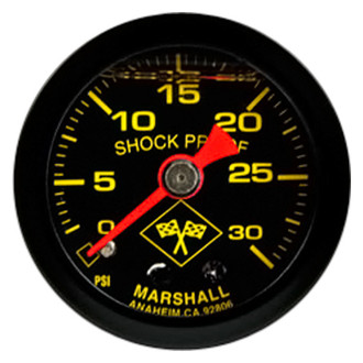 Marshall Instruments® - Mechanical Pressure Gauge, 30 PSI