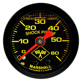 Marshall Instruments® - Mechanical Pressure Gauge, 60 PSI