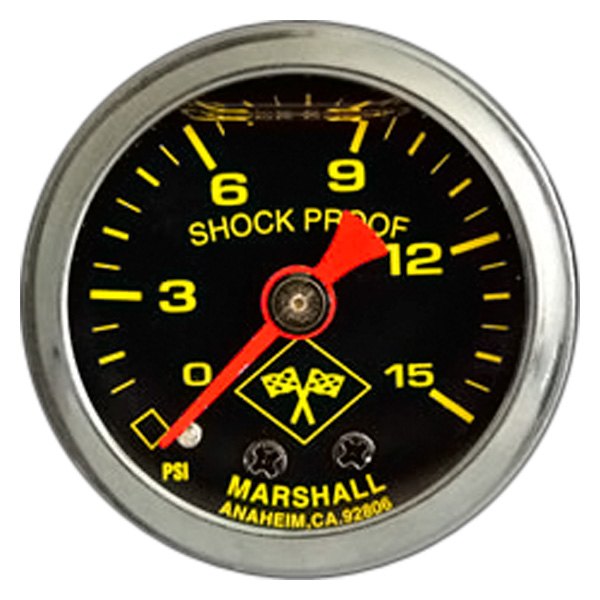 Marshall Instruments® - Mechanical Pressure Gauge, 15 PSI