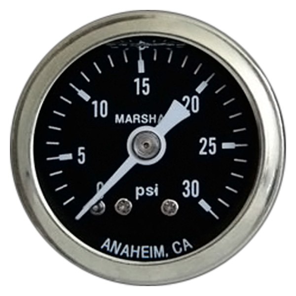 Marshall Instruments® - Mechanical Pressure Gauge, 30 PSI