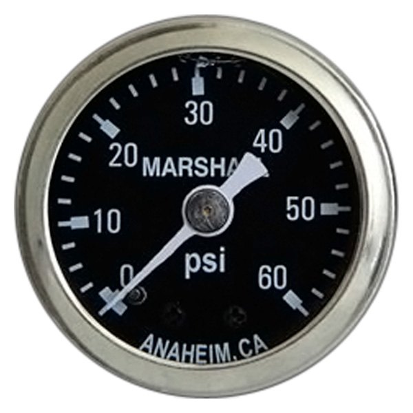 Marshall Instruments® - Mechanical Pressure Gauge, 60 PSI