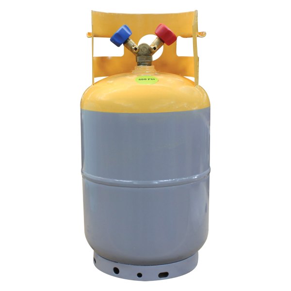Mastercool® - Yellow/Blue D.O.T. Approved Recovery Cylinder with Float Switch