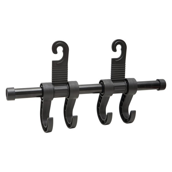 MAXSA® - 4-Hook Black Headrest Multi-Hangers