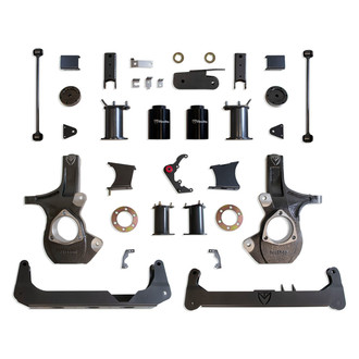 MaxTrac Suspension® - 7" x 5" Front and Rear Suspension Lift Kit
