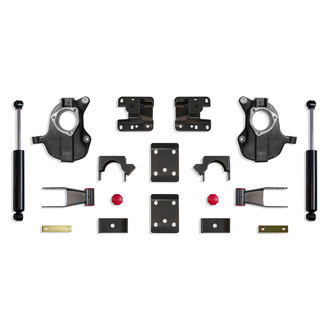 MaxTrac Suspension® - 2" x 4" Front and Rear Lowering Kit