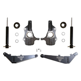 MaxTrac Suspension® - 3" x 4" Front and Rear Lowering Kit