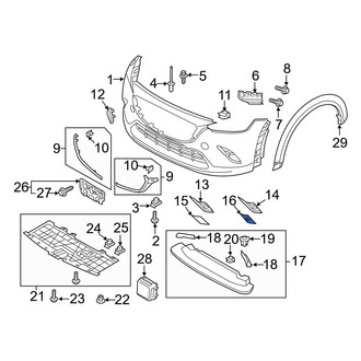 Mazda OE - Front Right Jack Plug Cover