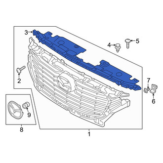 Mazda OE - Front Radiator Support Access Cover