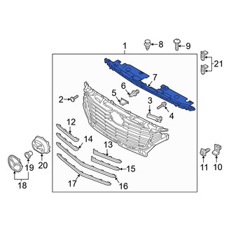 Mazda OE - Front Radiator Support Access Cover