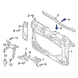 Mazda OE - Radiator Support Tie Bar Bolt