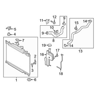 Mazda OE - Cooling - Radiator & Components