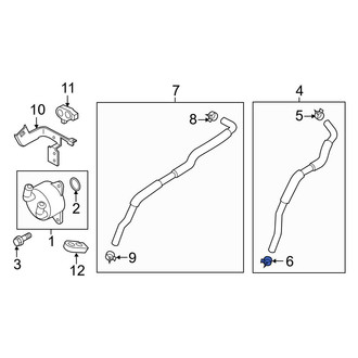 Mazda OE - Inner HVAC Heater Hose Clamp