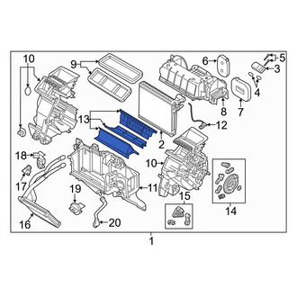 Mazda OE - HVAC Mode Door
