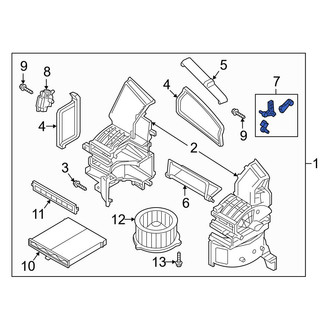 Mazda OE - HVAC Air Inlet Door Actuator