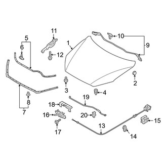 Mazda OE - Hood & Components