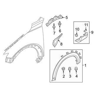 Mazda OE - Fender - Exterior Trim