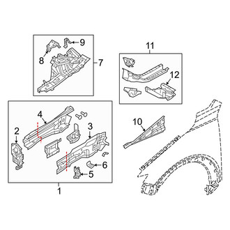 Mazda OE - Fender - Structural Components & Rails
