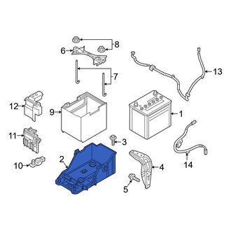 Mazda OE - Battery Tray
