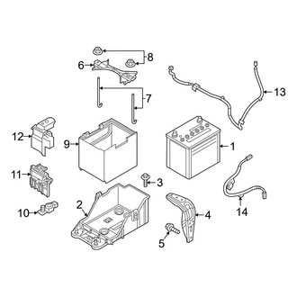 Mazda OE - Electrical - Battery