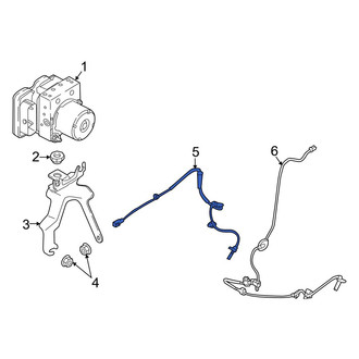 Mazda OE - Front ABS Wheel Speed Sensor