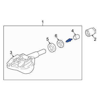 Mazda OE - Tire Pressure Monitoring System (TPMS) Sensor
