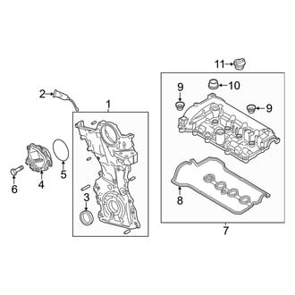 Mazda OE - Engine / Transaxle - Valve & Timing Covers