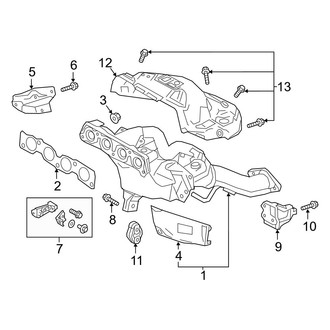 Mazda OE - Exhaust System - Manifold