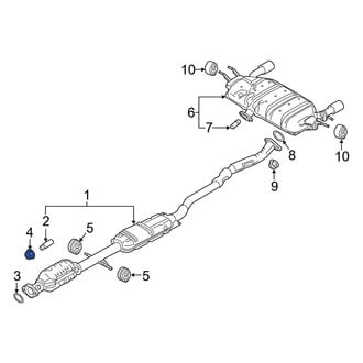 Mazda OE - Exhaust Pipe Nut