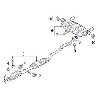 Mazda OE - Exhaust Resonator Gasket