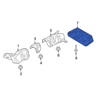 Mazda OE - Rear Floor Pan Heat Shield