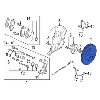 Mazda OE - Front Disc Brake Rotor